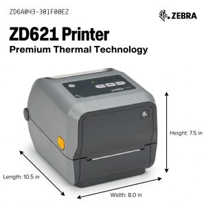 Máy in mã vạch Zebra ZD621 300 dpi (ZD6A043-301F00EZ)